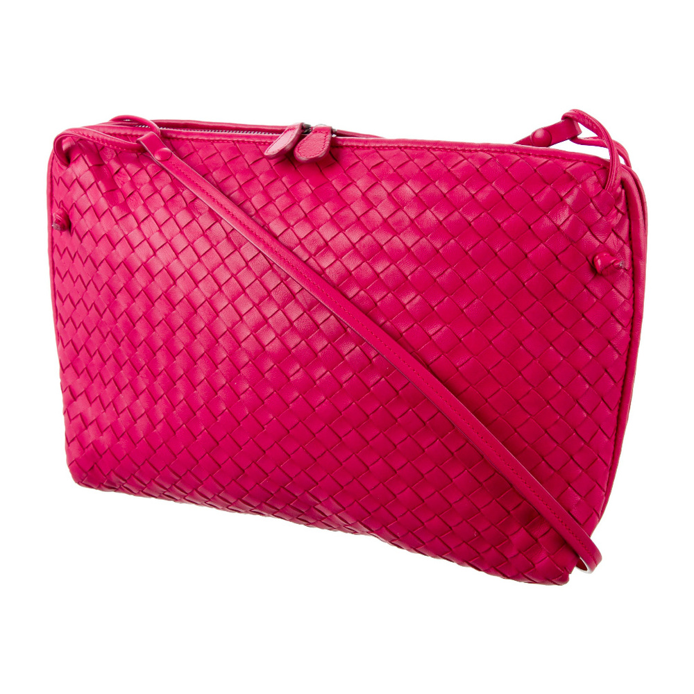 SOLD Bottega Veneta Nappa pink intrecciato - Picture 1 of 7